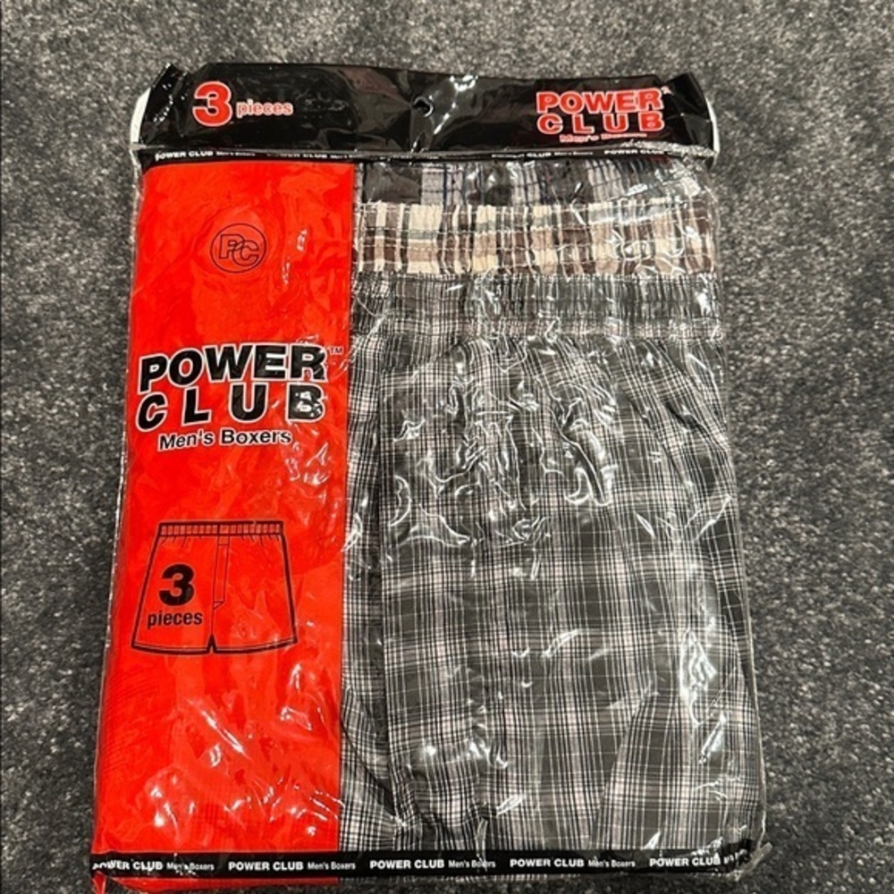 New 3 pcs men’s boxers size 3XL elastic waistband, soft, absorbent, comfort
